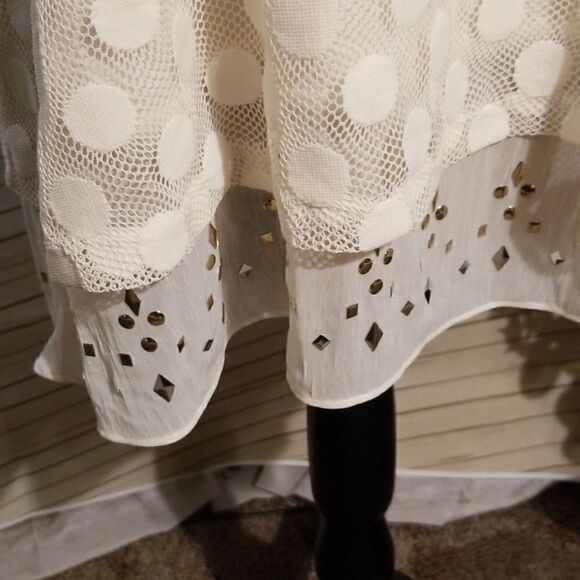 Valerie Steven Layered Mesh Top Size S - Picture 3 of 7